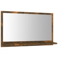 Espelho Wc 60x10,5x37 cm Derivados de Madeira Carvalho Fumado