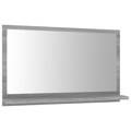 Espelho Wc 60x10,5x37 cm Derivados de Madeira Sonoma Cinza