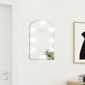 Espelho com Luzes LED 60x40 cm Vidro Arqueado