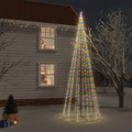 Árvore de Natal em Cone 732 Luzes LED 160x500 cm Colorido