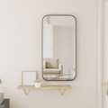 Espelho de Parede 30x60 cm Retangular Preto