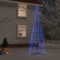 Árvore de Natal em Cone 1400 Luzes LED 160x500 cm Azul