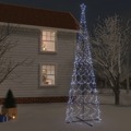 Árvore de Natal em Cone 3000 Luzes LED 230x800 cm Branco Frio
