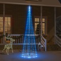 Árvore de Natal Mastro de Bandeira 310 Leds 300 cm Azul