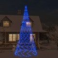 Árvore de Natal Mastro de Bandeira 3000 Leds 800 cm Azul