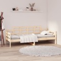 Sofá-cama 80x200 cm Madeira de Pinho Maciça