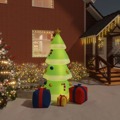 Árvore Natal Insuflável com Luzes LED 240 cm