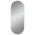 Espelho de Parede Oval 50x20 cm Prateado