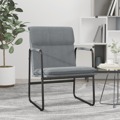 Cadeira Lounge 55x64x80 cm Tecido Cinzento-claro