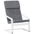 Cadeira de Descanso Tecido Cinzento-escuro