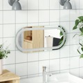 Espelho de Casa de Banho com Luzes LED Oval 60x25 cm