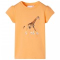 T-shirt de Criança Laranja-brilhante 104