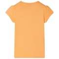 T-shirt de Criança Laranja-brilhante 128