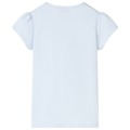 T-shirt de Criança C/ Estampa de Limão Desenho Animado Azul-claro 92