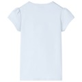 T-shirt de Criança C/ Estampa de Limão Desenho Animado Azul-claro 128