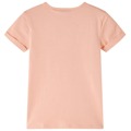 T-shirt de Criança com Estampa de Copo Laranja-claro 116