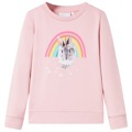Sweatshirt para Criança Cor Rosa-claro 128