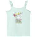 T-shirt de Alças para Criança Menta-claro 92