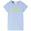 T-shirt para Criança Azul-claro 116