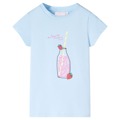 T-shirt de Criança Azul-suave 92