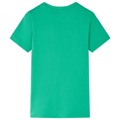 T-shirt para Criança com Estampa de Bola de Futebol Verde 92