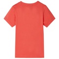 T-shirt para Criança com Estampa de Caça a Jato Vermelho-claro 104