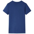 T-shirt de Criança com Estampa de Scooter Azul-escuro 92
