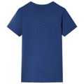 T-shirt de Criança com Estampa de Scooter Azul-escuro 140