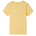 T-shirt de Criança com Estampa de Tubarão Amarelo 140
