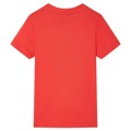 T-shirt de Manga Curta para Criança Vermelho 140