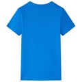 T-shirt Infantil com Estampa de Gelado Azul Brilhante 92