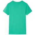 T-shirt para Criança com Estampa de Leão Verde 92