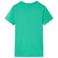 T-shirt para Criança com Estampa de Leão Verde 116