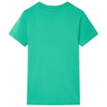 T-shirt para Criança com Estampa de Leão Verde 140