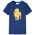 T-shirt para Criança Azul-escuro 92