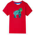T-shirt para Criança Vermelho 92
