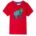 T-shirt para Criança Vermelho 116