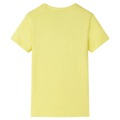 T-shirt de Criança com Estampa de Girafa Amarelo 104