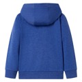 Sweatshirt para Criança com Capuz e Fecho Azul-escuro Mesclado 92
