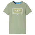 T-shirt Infantil Design Baliza de Futebol Caqui-claro 116