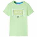 T-shirt Infantil Design Baliza de Futebol Verde-lima 104