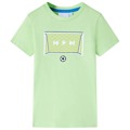 T-shirt Infantil Design Baliza de Futebol Verde-lima 116
