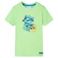 T-shirt de Criança Verde Néon 116