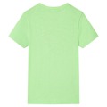 T-shirt de Criança Verde Néon 116