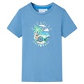 T-shirt de Criança Azul Médio 92