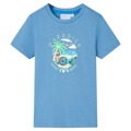 T-shirt de Criança Azul Médio 116