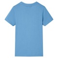 T-shirt de Criança Azul Médio 116