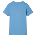 T-shirt de Criança Azul Médio 128