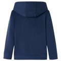 Sweatshirt para Criança com Capuz Azul-marinho Mesclado e Laranja 140