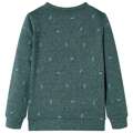 Sweatshirt para Criança C/ Estampa de Cão Verde-escuro Mesclado 128